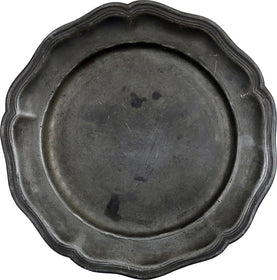 18th CENTURY FRENCH PEWTER PLATE