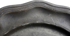 18th CENTURY FRENCH PEWTER PLATE - Fagan Arms