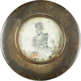 ADMIRAL NELSON PORTRAIT ON ENGLISH SNUFF BOX