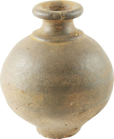 HOLY LAND TERRACOTTA FLASK C.800-500 BC