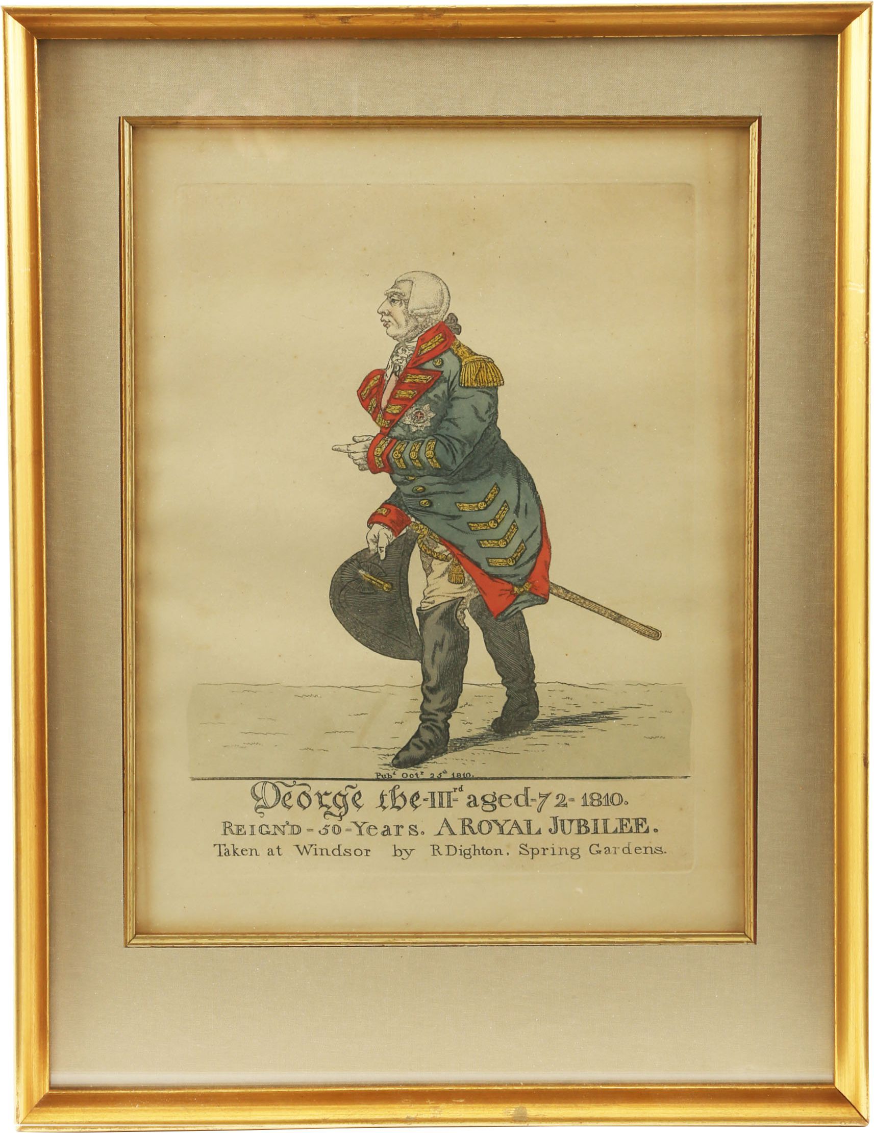 GEORGE III AGED 72-1810 - Fagan Arms