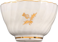 SCOTTISH PRIDE! WORCESTER TEA BOWL C.1770-80 - Fagan Arms