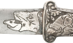 INDOPERSIAN SILVER MOUNTED KHANJAR - Fagan Arms