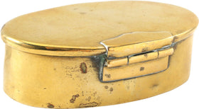 COLONIAL AMERICAN TOBACCO BOX, C. 1750-70