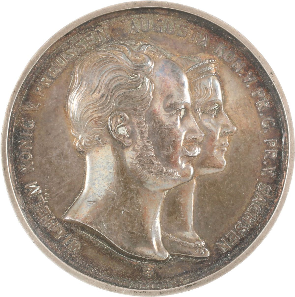 PRUSSIAN SILVER COMMEMORATIVE MEDAL - Fagan Arms