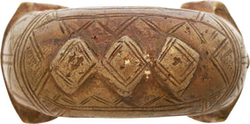 MASSIVE ASHANTI WOMAN’S FIGHTING BRACELET C.1900