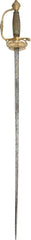 MILITARY OFFICER’S SMALLSWORD C.1700, PROBABLY SAXON - Fagan Arms