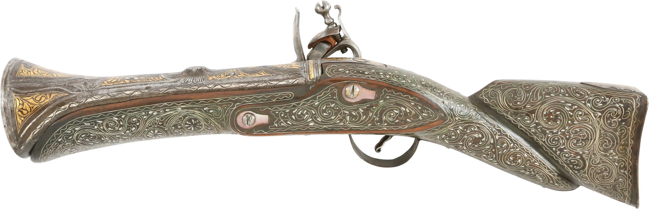 A fine antique 18th Century French Flintlock Blunderbuss, signed