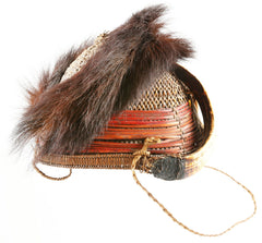 FINE NAGA HEADHUNTER’S WICKER HELMET/HAT - Fagan Arms