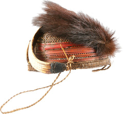 FINE NAGA HEADHUNTER’S WICKER HELMET/HAT - Fagan Arms