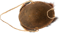 FINE NAGA HEADHUNTER’S WICKER HELMET/HAT - Fagan Arms