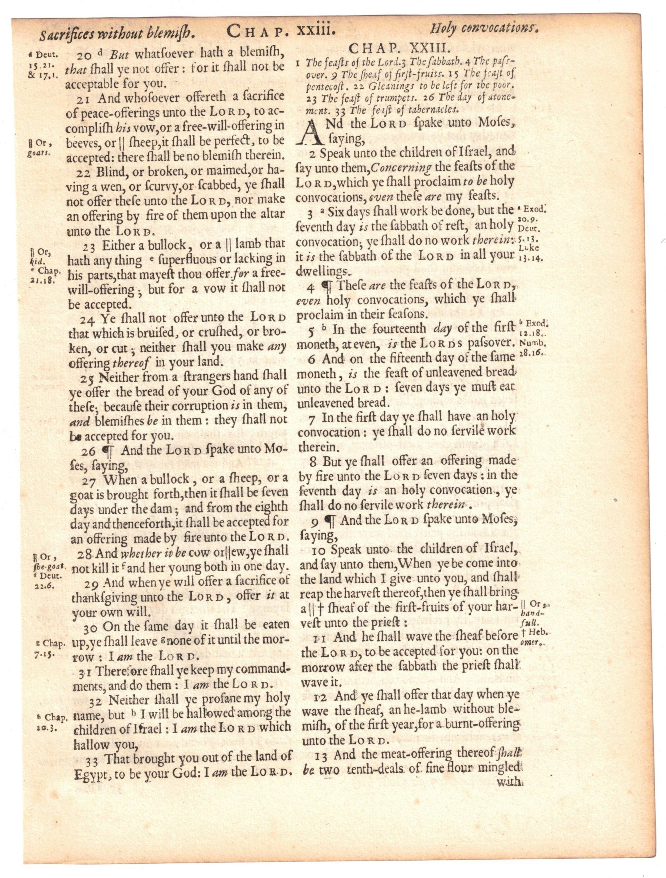 KING JAMES BIBLE 1683 - Fagan Arms