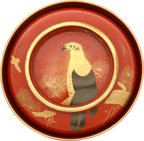 JAPANESE LACQUERED BOWL, OWAN. Meiji period, before 1912