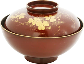 JAPANESE LACQUERED BOWL OWAN, MEIJI PERIOD