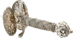 A RARE SILVER HILTED NORTH ITALIAN TRANSITIONAL RAPIER C.1655-60. - Fagan Arms