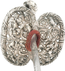 A RARE SILVER HILTED NORTH ITALIAN TRANSITIONAL RAPIER C.1655-60. - Fagan Arms