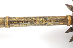 AN EXCEEDINGLY RARE ITALIAN GILT AND SILVERED MACE C.1560-75 - Fagan Arms