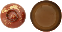JAPANESE LACQUERED BOWL, OWAN. Meiji period - Fagan Arms