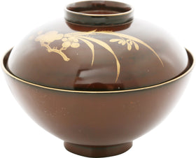 JAPANESE LACQUERED BOWL OWAN, MEIJI PERIOD. 1867-1912