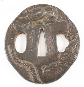 JAPANESE SWORD GUARD TSUBA.