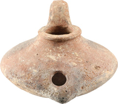 LATE ROMAN TERRA COTTA OIL LAMP. 5th-6th century AD. - Fagan Arms