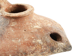LATE ROMAN TERRA COTTA OIL LAMP. 5th-6th century AD. - Fagan Arms