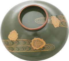 JAPANESE LACQUERED BOWL WITH COVER. - Fagan Arms