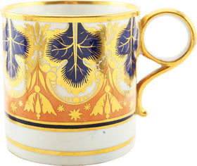 BARR WORCESTER COFFEE CUP C.1792-1807