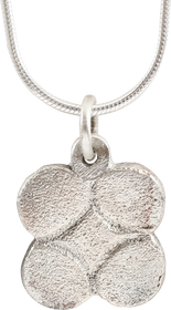 ANCIENT ROMAN QUATREFOIL PENDANT, 1st-2nd CENTURY AD