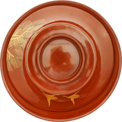 MEIJI PERIOD LACQUERED BOWL AND COVER - Fagan Arms