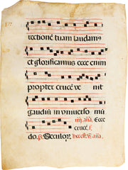 16TH CENTURY EUROPEAN ANTIPHONAL PAGE - Fagan Arms
