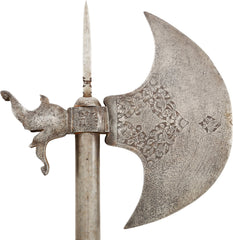 GOOD LARGE INDOPERSIAN BATTLE AXE - Fagan Arms