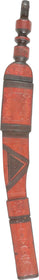 FINE LEATHER WORK ON NORTH AFRICAN CEREMONIAL SHORT SWORD