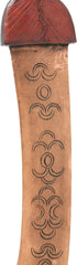 FINE LEATHER WORK ON NORTH AFRICAN CEREMONIAL SHORT SWORD - Fagan Arms