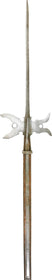 A SWISS HALBERD C.1580-1600.