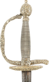 OTTOMAN SILVER HILTED SMALLSWORD