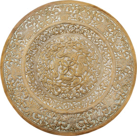 FINE ANTIQUE INDOPERSIAN REPOUSSE DISH