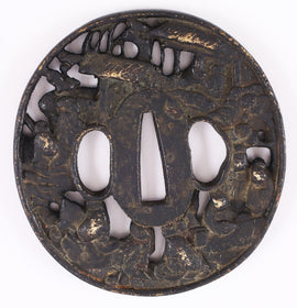 JAPANESE SWORD GUARD TSUBA