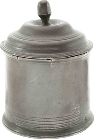 ENGLISH PEWTER TOBACCO JAR