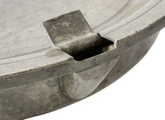 BEAUTIFULLY MARKED PEWTER WARMING DISH C.1740-75 - Fagan Arms