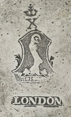 BEAUTIFULLY MARKED PEWTER WARMING DISH C.1740-75 - Fagan Arms