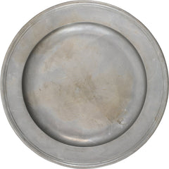 ENGLISH PEWTER PLATE C.1750-1800 - Fagan Arms