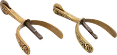 ENGLISH DRESS SPURS, VICTORIAN PERIOD - Fagan Arms