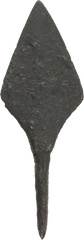 FINE VIKING SLAVE RAIDER’S TANGED ARROWHEAD C.9th-10th CENTURY - Fagan Arms