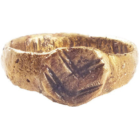 CHRISTIAN PILGRIM’S RING 5th-11th CENTURY AD SIZE 2 ½