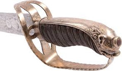 FINE AUSTRIAN SILVER HILTED CAVALRY SWORD C.1750-60 - Fagan Arms
