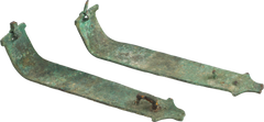 PAIR OF ROMAN STRONGBOX HASPS, 2ND CENTURY AD - Fagan Arms