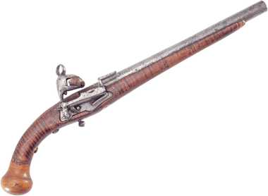 A CAUCASIAN MIQUELET LOCK PISTOL C.1800