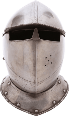A FINE ITALIAN CUIRASSIER’S CLOSE HELMET C.1620