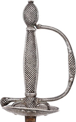 A FRENCH SILVER HILTED SMALLSWORD C.1785, PROBABLY PARIS - Fagan Arms